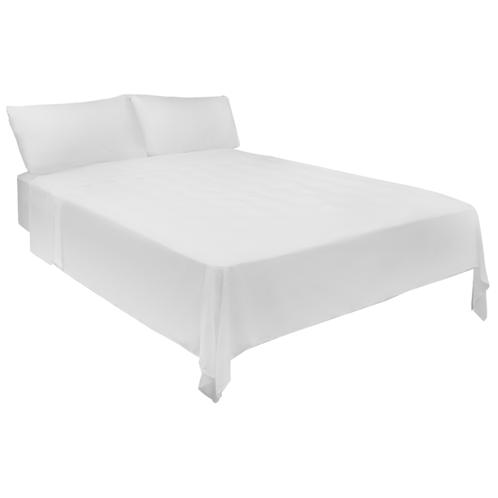SlumberShield White Bedding Sheet Set