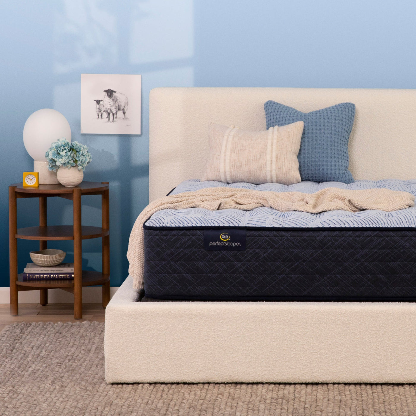 Serta Perfect Sleeper Blue Lagoon Nights 13.5 Medium Mattress California King