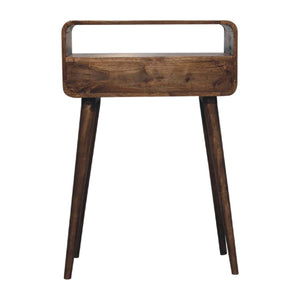 Solid Wood Curved Console Table