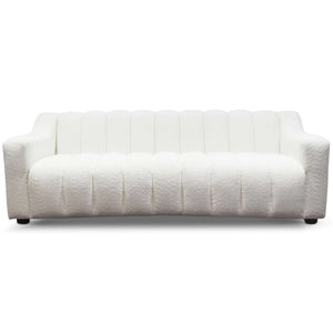 Marcus - Luxury Tight Back Boucle Couch - Cream / Creamy White / Ivory
