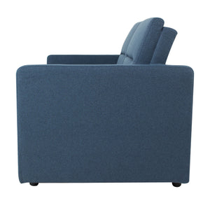Sleeper Pull Out Loveseat Couch With Adjustable Backrest