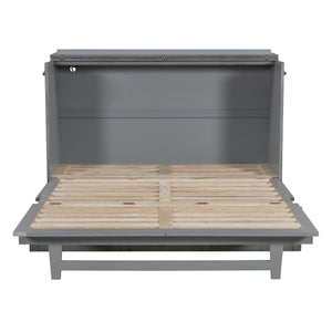 Murphy Bed With Large Drawers And USB Ports