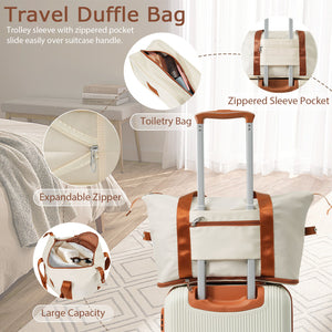 Hardshell Luggage Sets 3 Piece Carry On Suitcase Double Spinner Wheels With Tsa Lock