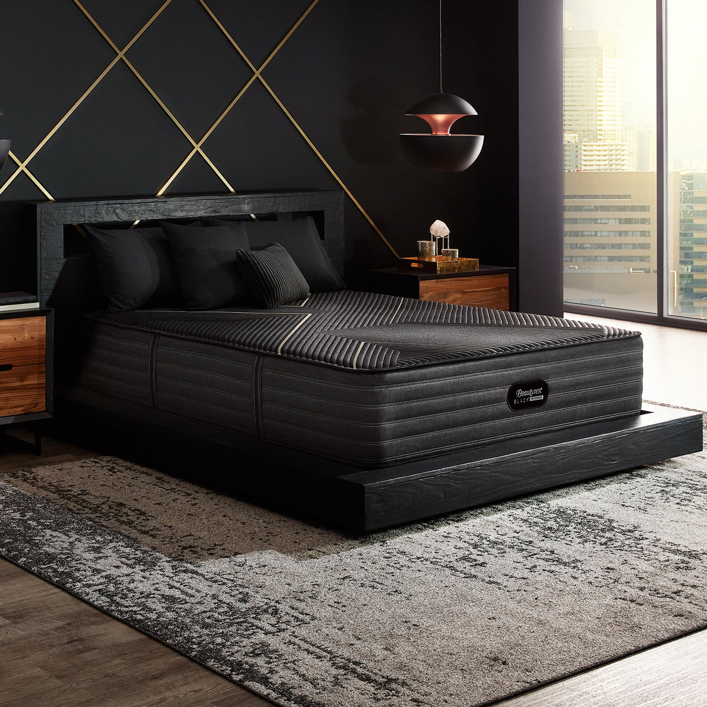 Beautyrest Black Hybrid KX Class Firm 15 Mattress American Mattress