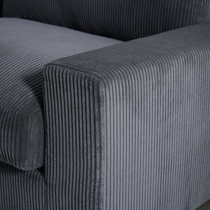 4 Seater Oversized Sectional Sofa With 2 Ottoman And 2 Pillows