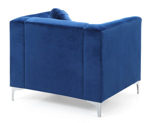 Contemporary Sloped Arm Chair