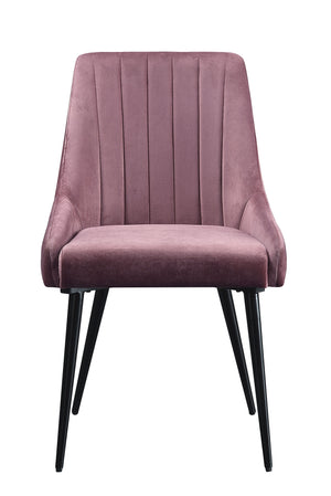 Riley - Side Chair (Set of 2) - Pink / Black