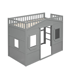 House Loft Bed With Ladder