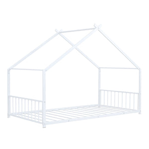 Metal House Bed