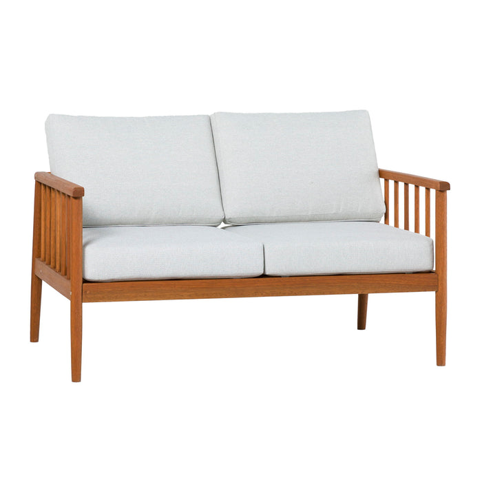 Contemporary Cushioned Patio Triple Lounge