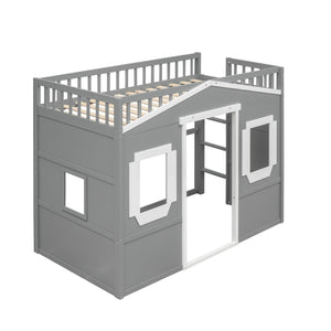 Elegant House Loft Bed With Ladder