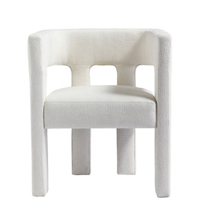 Contemporary Designed Fabric Upholstered Accent Chair Dining Chair For Living Room, Bedroom, Dining Room (Set of 2) - Beige