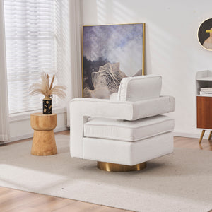 Swivel Barrel Chair 360 Degree Swivel Club Modern Accent Single Sofa Chair