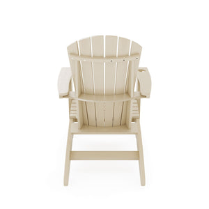 Adirondack Chair Sturdy HDPE Poly Lumber For Poolside, Patio, And Garden Relaxation