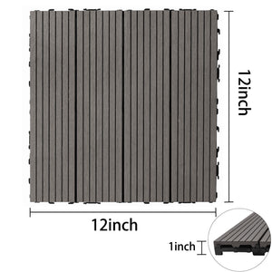 Composite Deck Tiles, Resist Rust, Water, Weather