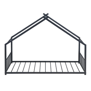 Metal House Bed