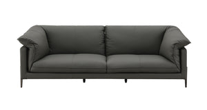 Tadi - Top Grain Leather Sofa - Black