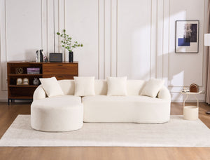 Combined Sofa With 4 Pillows