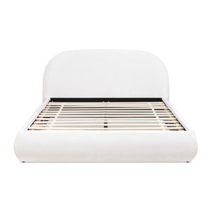 Archie Puffy Grounded - Upholstered Platform Bed