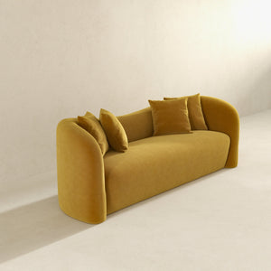 Mason - Mid Century Modern Luxury Tight Back Curvy Couch