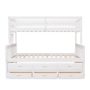 Bunk Bed With Twin Size Trundle And Drawers