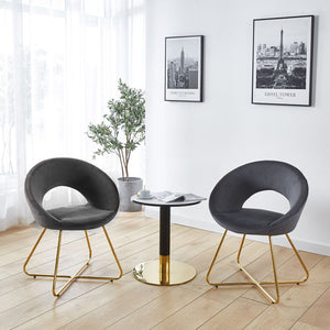 Modern Accent Velvet Lounge Chair