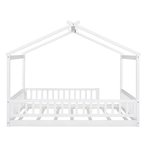 Bed House Bed Frame With Fence