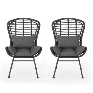 Calypso - Outdoor Chair With Water Resistance Cushion And Iron Frame