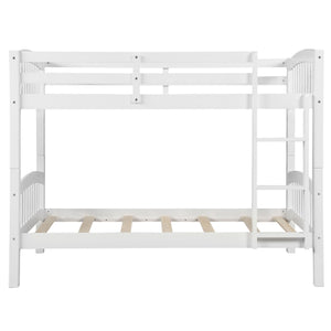 Solid Construction Bunk Bed With Ladder