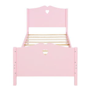 Platform Bed With Slat Support And Headboard And Footboard