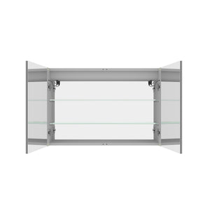 Medicine Cabinet With LED Vanity Mirror, Anti-Fog, Waterproof, Dimmable With Touch Switch
