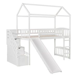 House Bed With 2 Drawers And Slide
