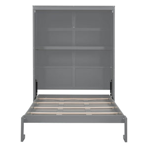 Murphy Wall Bed With Shelves, Space Saving