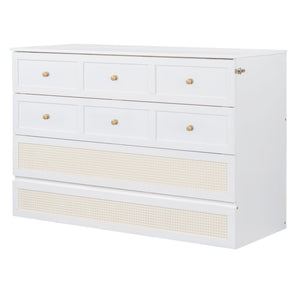 Murphy Bed With Large Drawers, Space Saving Design