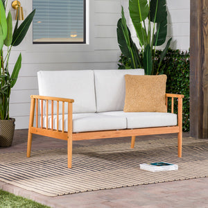 Contemporary Cushioned Patio Triple Lounge