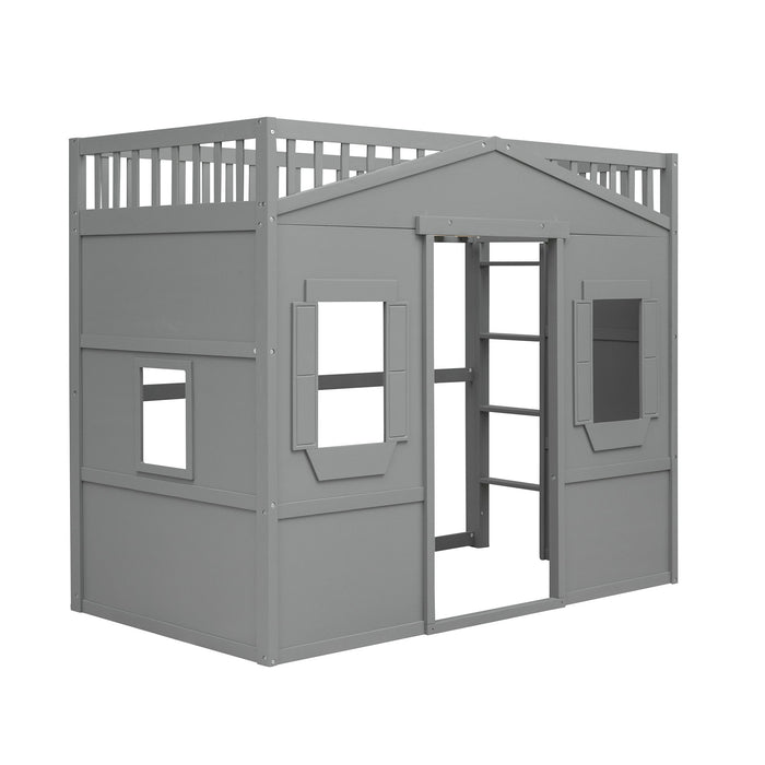 House Loft Bed With Ladder
