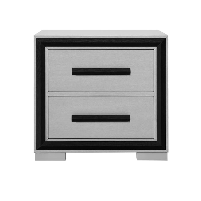 Adelaide - Nightstand - Gray / Black