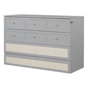 Murphy Bed With Large Drawers, Space Saving Design