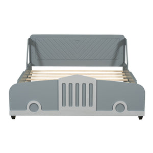 Car Shaped Platform Bed With Wheels