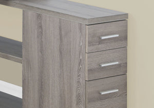Computer Desk, Home Office, Corner, Left, Right Set - Up, Storage Drawers, L Shape, Laptop, And Contemporary & Modern