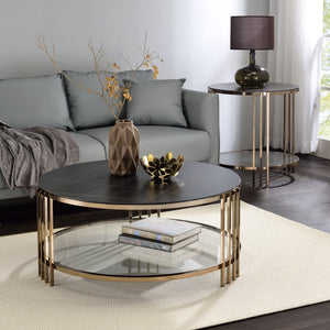 Abisha - Sintered Stone Top Round Table