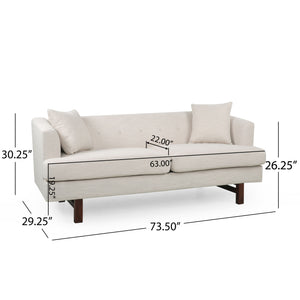 3 Seater Mid-Century Design Sofa
