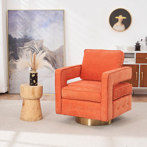 Swivel Barrel Chair 360 Degree Swivel Club Modern Accent Single Sofa Chair
