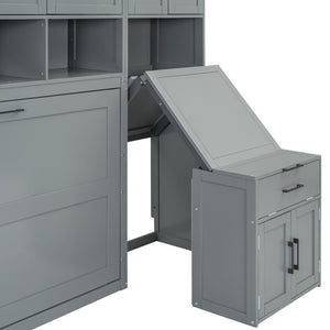 Murphy Wall Bed With Closet, Drawers & Desk