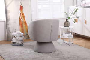 Swivel Accent Chair Armchair, Round Barrel Chair For Living Room Bedroom