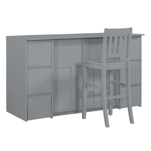 Murphy Bed With Drawers, Cabinets, And USB Ports