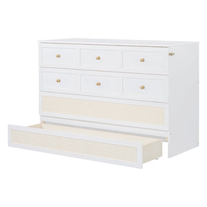 Murphy Bed With Large Drawers, Space Saving Design