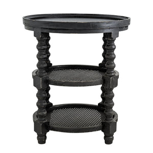 Round 3 Tiered Side Tabel, End Tabel For Lving Room Bedroom Entryway
