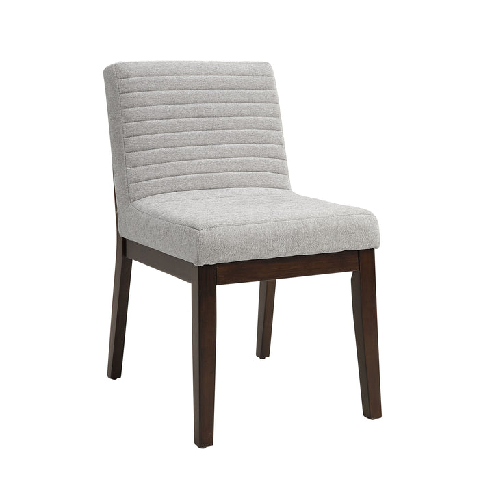 Edwyn - Linen Side Chair (Set of 2) - Gray