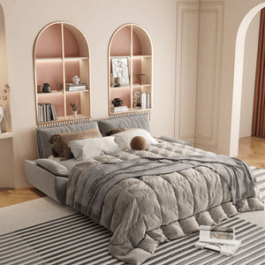 Pull Out Sleeper Sofa Bed, 3 In 1 Multi Functional